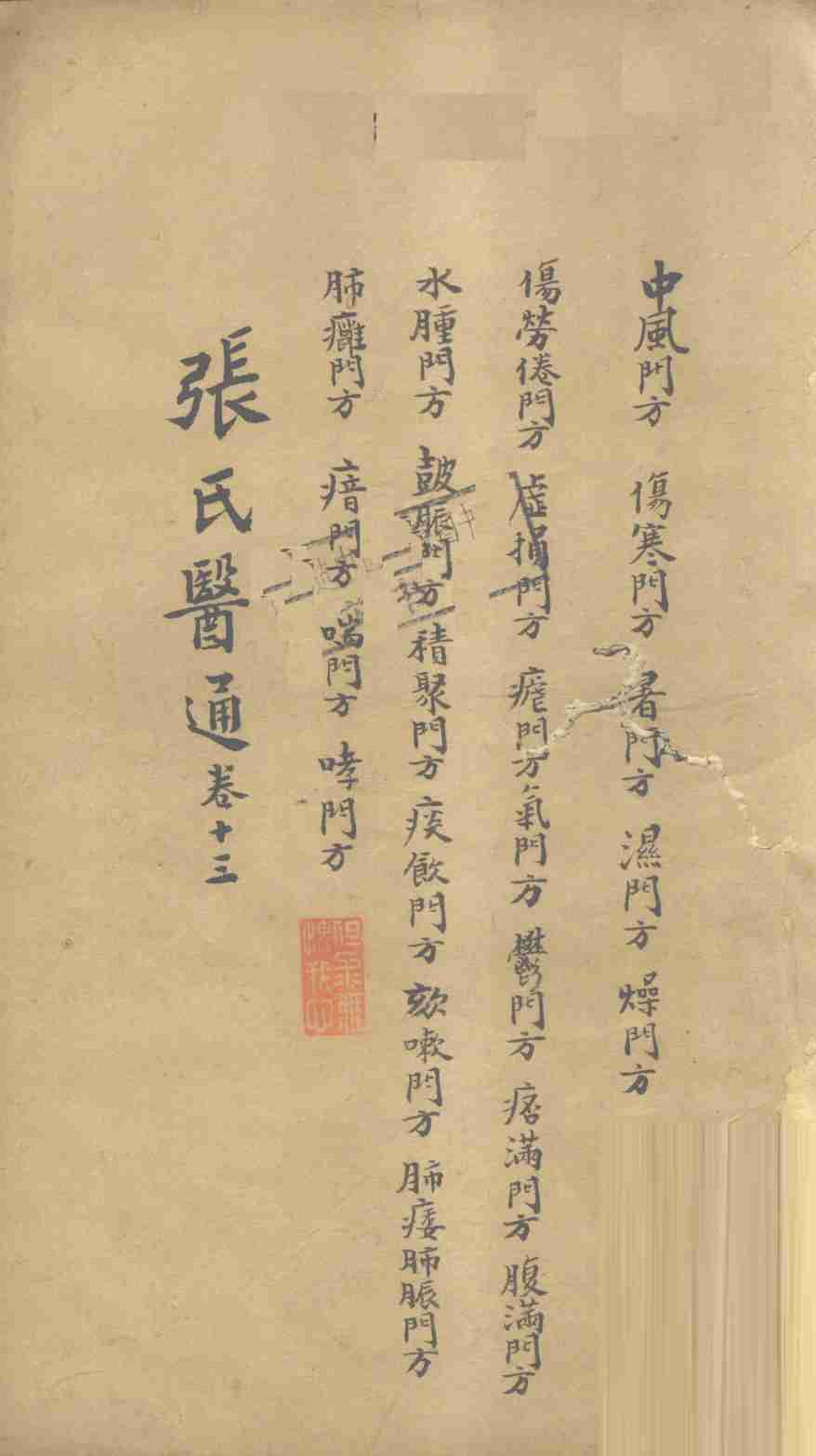 张氏医通  卷13